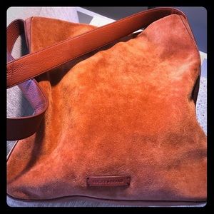 Lucky Brand Cognac Suede Bag